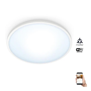 WiZ - LED Ściemnialny plafon SUPERSLIM LED/16W/230V 2700-6500K Wi-Fi