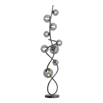 Wofi 3014-905 - LED Lampa podłogowa NANCY 9xG9/3,5W/230V czarna chrom