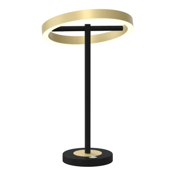 Wofi 8016-104 - LED Dotykowa ściemnialna lampa stołowa BREST LED/10,5W/230V czarne/złoty