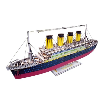 Woodcraft - Drewniane 3D puzzle Titanic