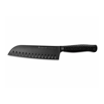 Wüsthof - Nóż kuchenny santoku PERFORMER 17 cm czarny