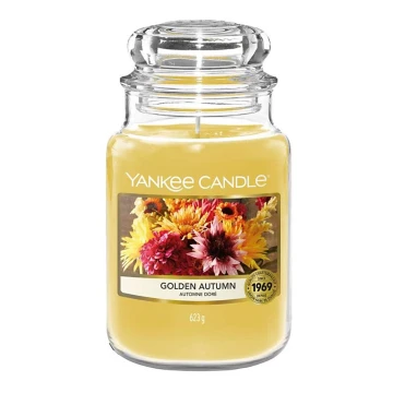 Yankee Candle - Świeca zapachowa GOLDEN AUTUMN duża 623g 110-150 godziny