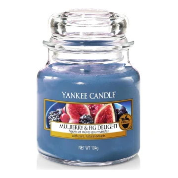 Yankee Candle - Świeca zapachowa MULBERRY & FIG DELIGHT mała 104g 20-30 godziny