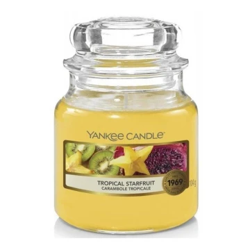 Yankee Candle - Świeca zapachowa TROPICAL STARFRUIT mała 104g 20-30 godziny