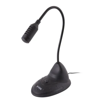 Yenkee - Mikrofon stołowy do PC 1,5V czarny