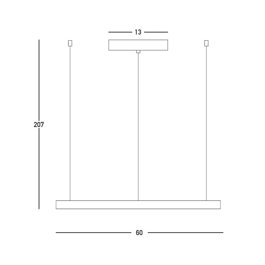 Zambelis 23032 - LED Żyrandol ściemnialny na lince LED/28W/230V 3000K śr. 60 cm złoty