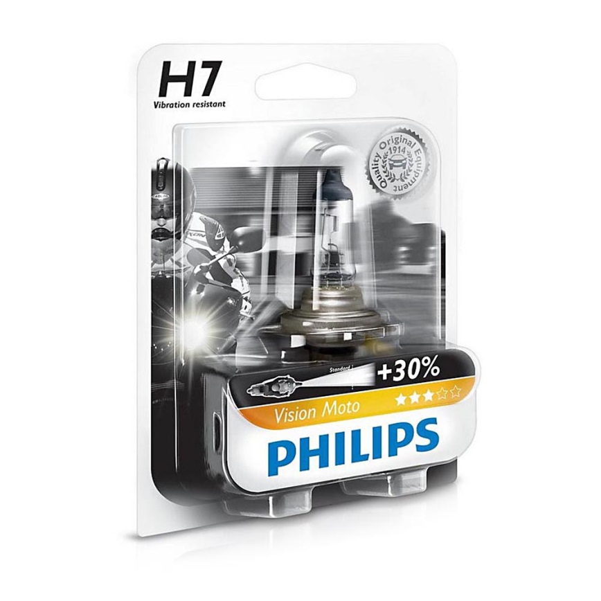 Żarówka motocyklowa Philips X-TREME VISION MOTO 12972PRBW H7 PX26d/55W/12V