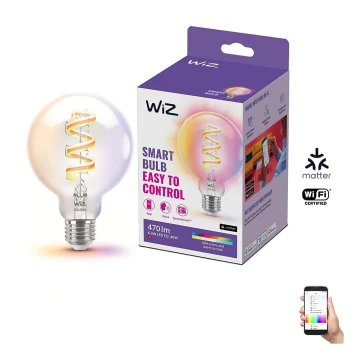 Żarówka ściemnialna LED RGBW G95 E27/6,3W/230V 2200-6500K Wi-Fi - WiZ