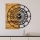 Zegar ścienny 57x58 cm 1xAA drewno/metal