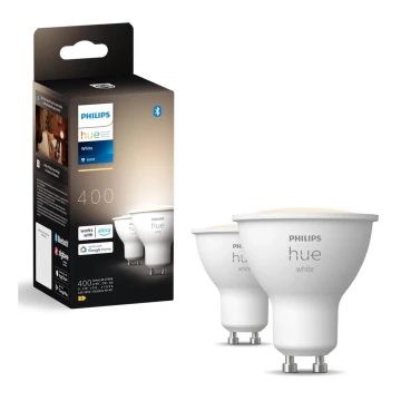 ZESTAW 2x LED Żarówka ściemnialna Philips Hue WHITE GU10/4,2W/230V 2700K