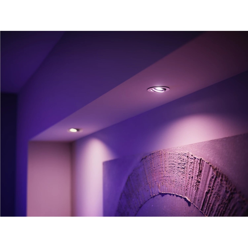 ZESTAW 2x Żarówka ściemniana LED RGBW Philips Hue White And Color Ambiance GU10/4,2W/230V 2000-6500K