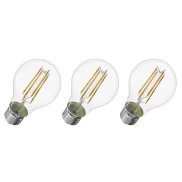 ZESTAW 3x LED Żarówka FILAMENT A60 E27/3,8W/230V 4000K