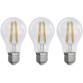 ZESTAW 3x LED Żarówka FILAMENT A60 E27/5W/230V 2700K