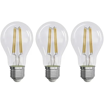 ZESTAW 3x LED Żarówka FILAMENT A60 E27/5W/230V 2700K