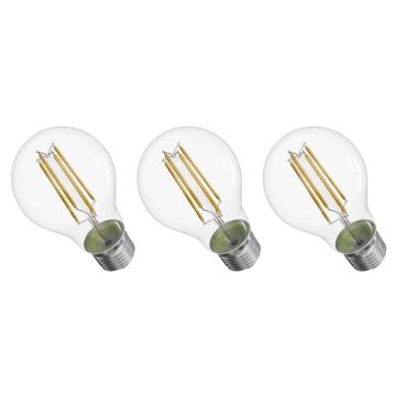 ZESTAW 3x LED Żarówka FILAMENT A60 E27/5W/230V 2700K