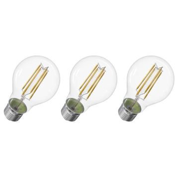 ZESTAW 3x LED Żarówka FILAMENT A60 E27/5W/230V 2700K