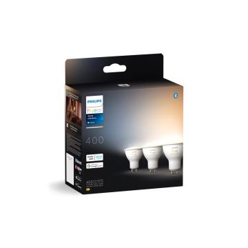 ZESTAW 3x LED Żarówka ściemnialna Philips Hue WHITE AMBIANCE GU10/4,2W/230V 2200-6500K