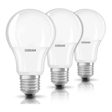 ZESTAW 3xLED Żarówka E27/8,5W/230V 2700K - Osram