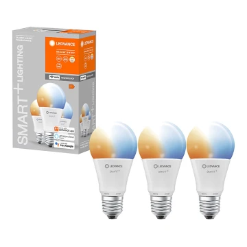 ZESTAW 3× LED Żarówka ściemnialna SMART+ E27/9W/230V 2700K-6500K Wi-Fi - Ledvance