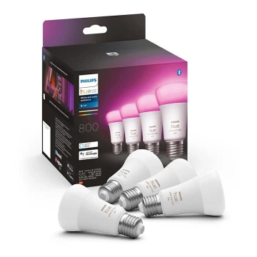 ZESTAW 4 × LED Ściemnialna żarówka Philips Hue WACA E27/6,5W/230V 2000-6500K