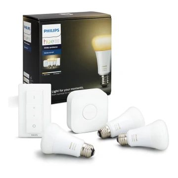 Zestaw podstawowy Philips Hue WHITE AMBIANCE 3xE27/9,5W/230V