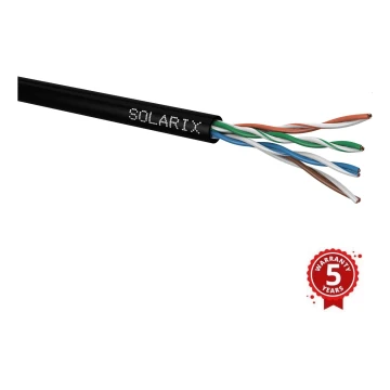 Zewnętrzny kabel instalacyjny CAT5E UTP PE Fca 100m IP67