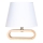 Zuma Line 2529-000-200-000-0113 - Lampa stołowa 1xE14/40W/230V bambus/biały
