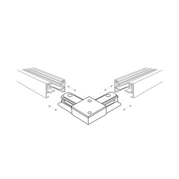 Zuma Line - Oświetlenie punktowe do systemu szynowego 8xGU10/10W/230V białe + akcesoria do szyn