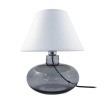 Zuma Line - Lampa stołowa 1xE27/40W/230V biała/czarna