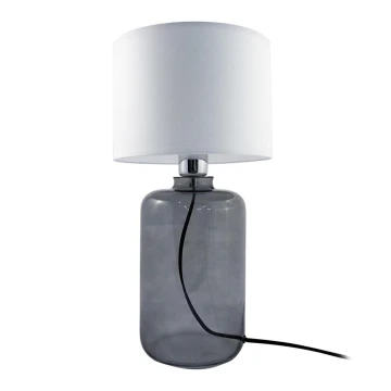 Zuma Line - Lampa stołowa 1xE27/40W/230V biała/czarna