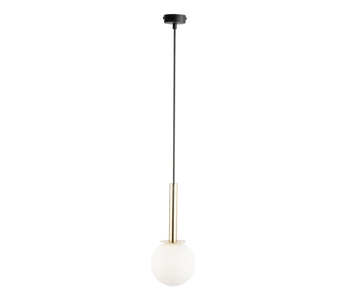 Żyrandol na lince DAISY 1xG9/12W/230V śr. 14 cm złoty/czarny/biały