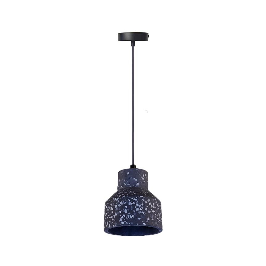 Żyrandol na lince TERRAZZO 1xE27/60W/230V śr. 12 cm czarny