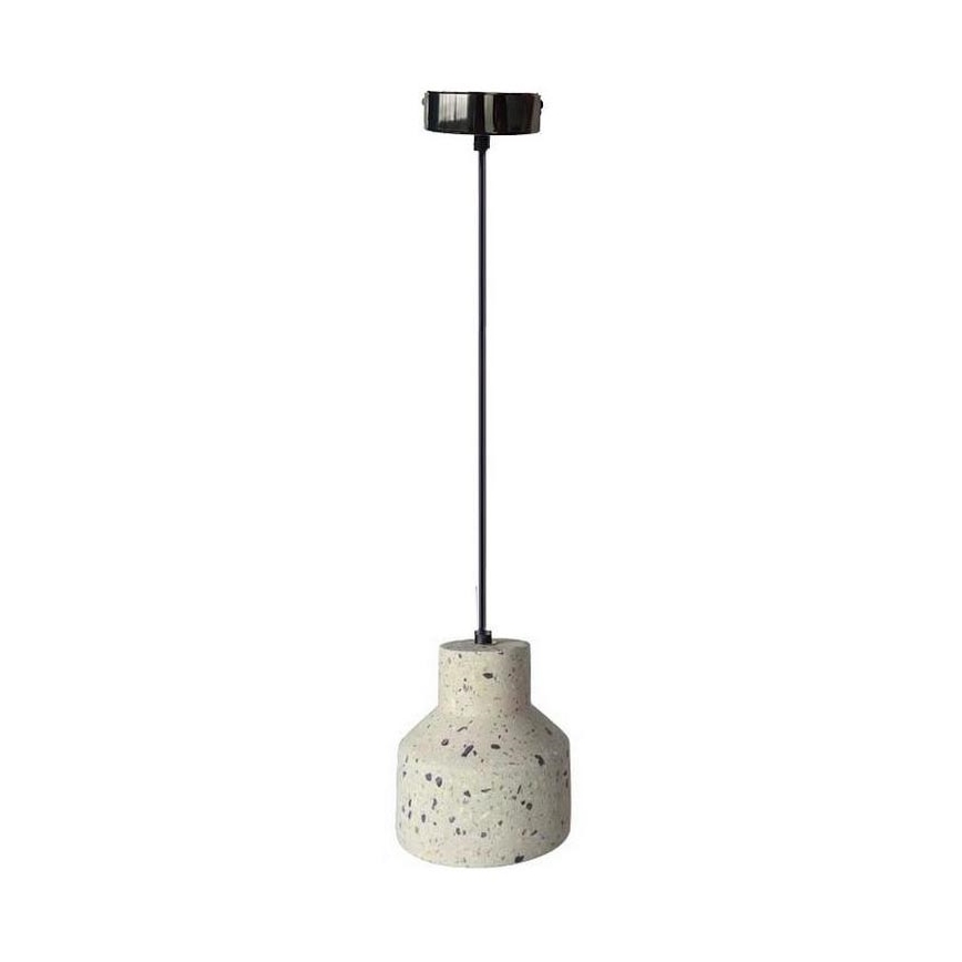 Żyrandol na lince TERRAZZO 1xE27/60W/230V śr. 12 cm kremowy