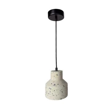 Żyrandol na lince TERRAZZO 1xE27/60W/230V śr. 12 cm kremowy